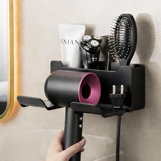 Soporte  Basri para secador de pelo profesional con cabezales imantados